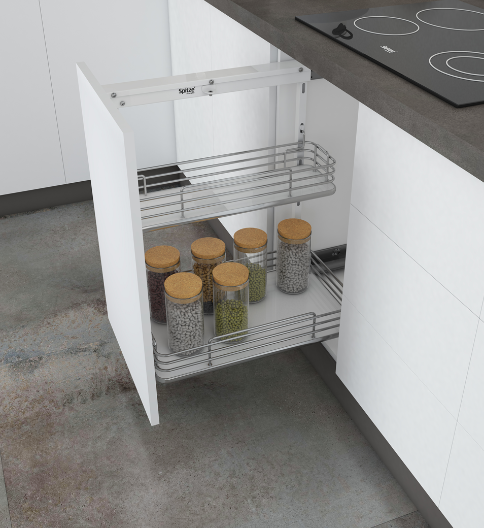 Double & Triple Pull Out Kitchen Basket - Spitze By Everyday