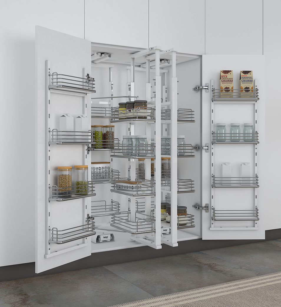 Double deals pantry unit