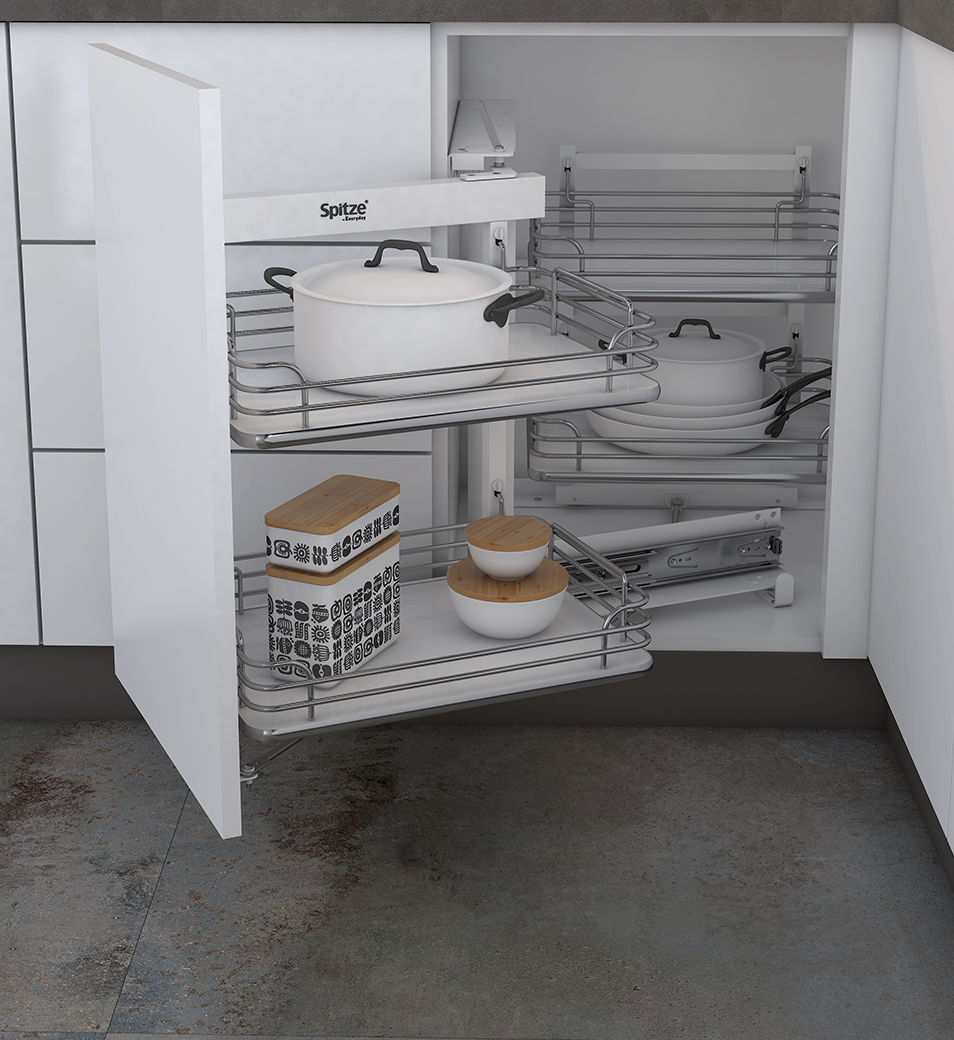 Blind Corner Kitchen Storage Basket - Spitze By Everyday