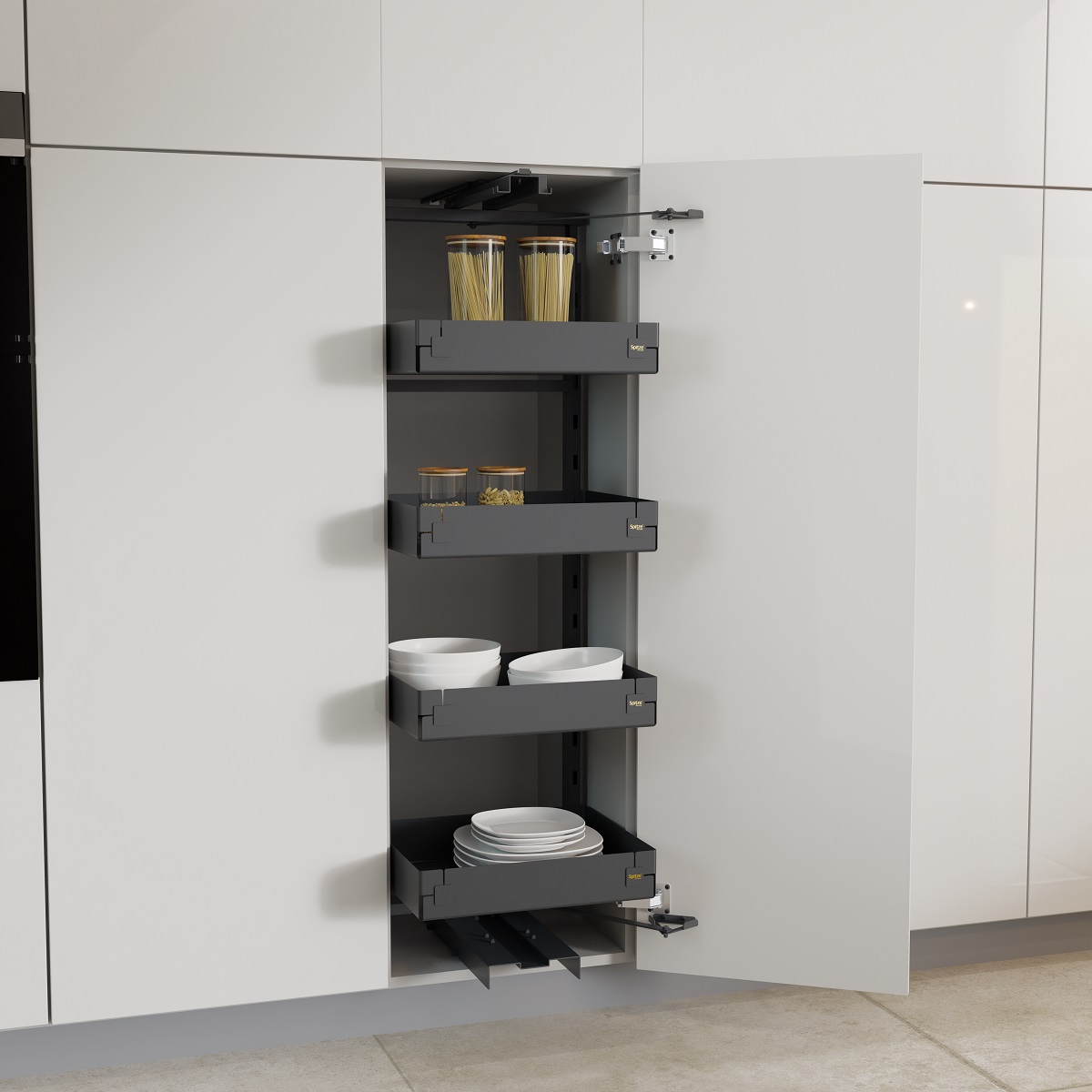 Anthracite F1 Larder Unit 1250