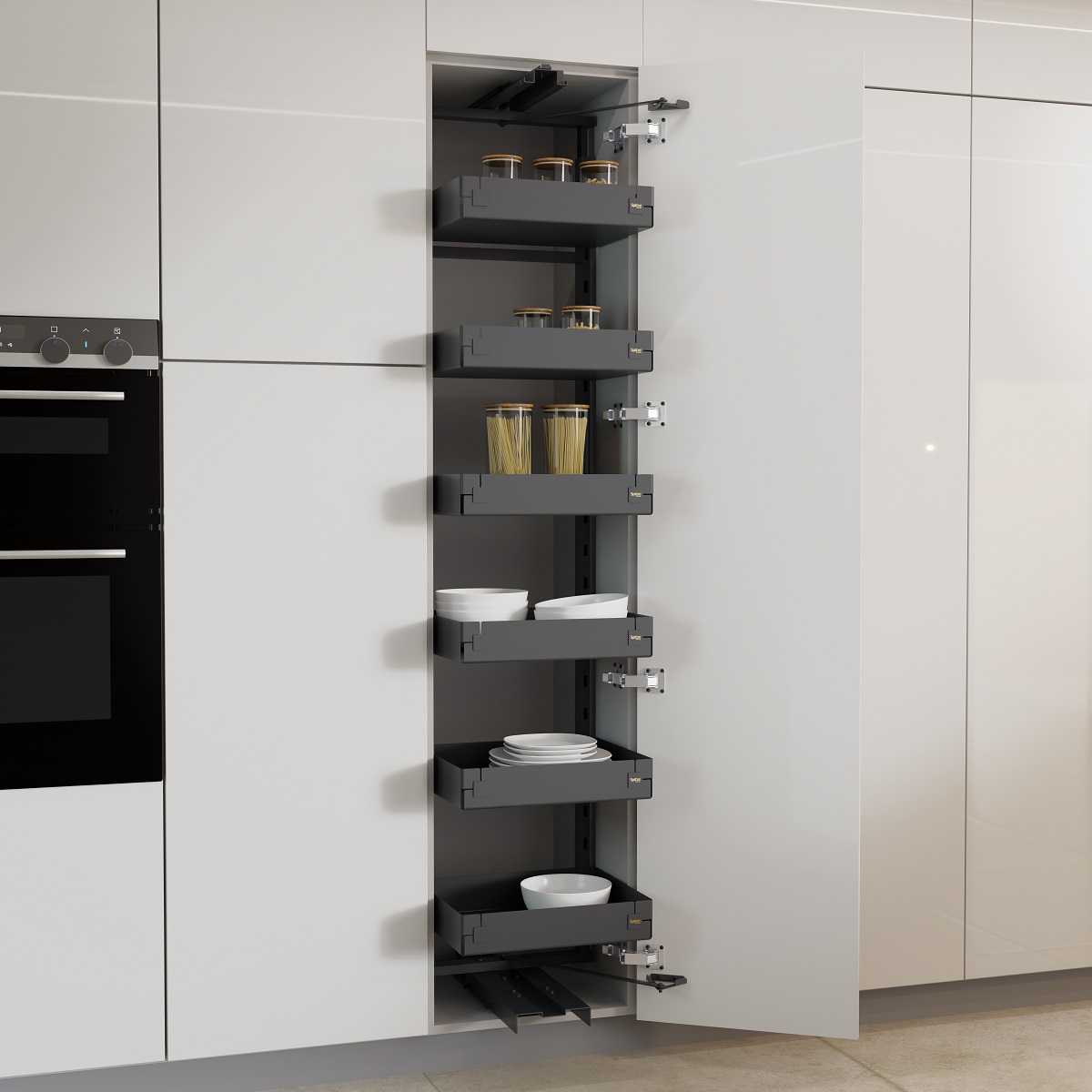 Anthracite F1 Larder Unit 1850